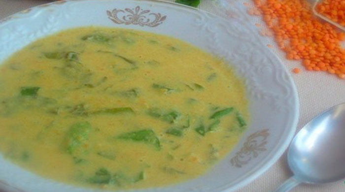 крем-суп с чечевицей