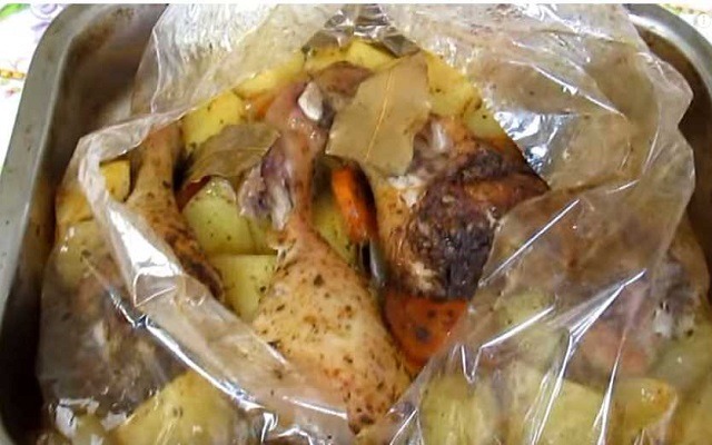 Маринованная курочка с картошкой в духовке - рецепт пошаговый с фото
