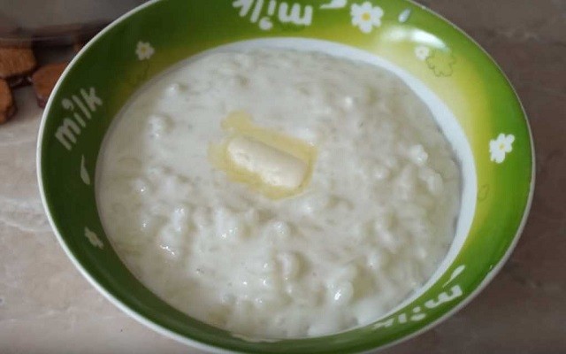 рисовая каша на молоке