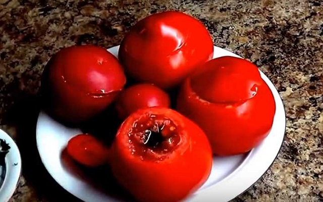 быстрые малосольные томаты
