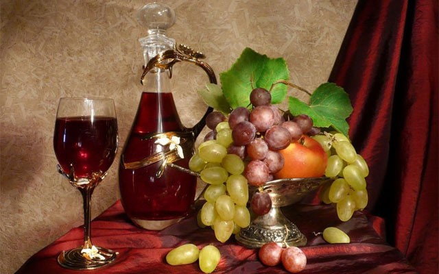 красное грузинское вино